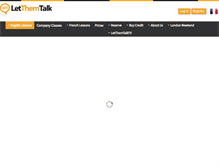 Tablet Screenshot of letthemtalk.com